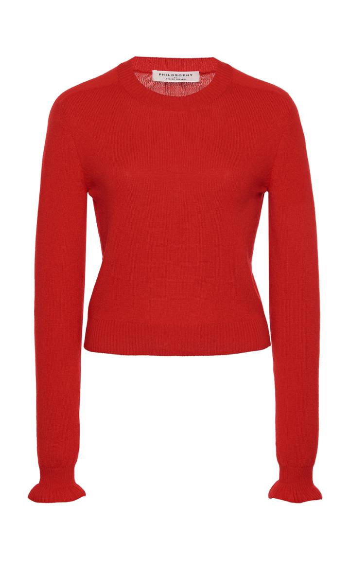 Moda Operandi Philosophy Di Lorenzo Serafini Cashmere-silk Sweater Size: 36