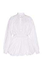 Philosophy Di Lorenzo Serafini Puff Sleeve Cotton-blend Romper