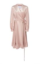 Luisa Beccaria Lurex Wrap Dress