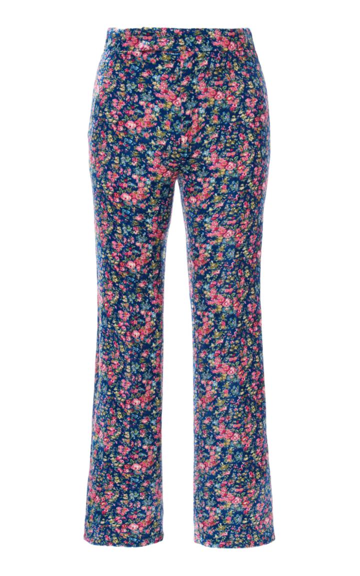 Moda Operandi Philosophy Di Lorenzo Serafini Liberty Floral-printed Velvet Pants