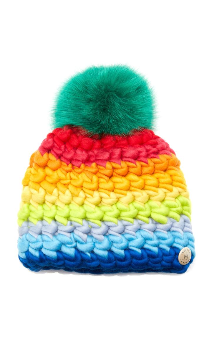 Mischa Lampert M'o Exclusive Children's Striped Wool Beanie