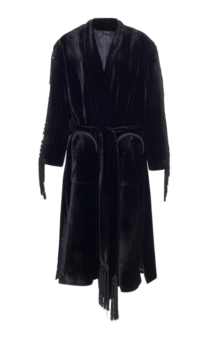Blaz Milano Etoile Whistler Fringe Coat