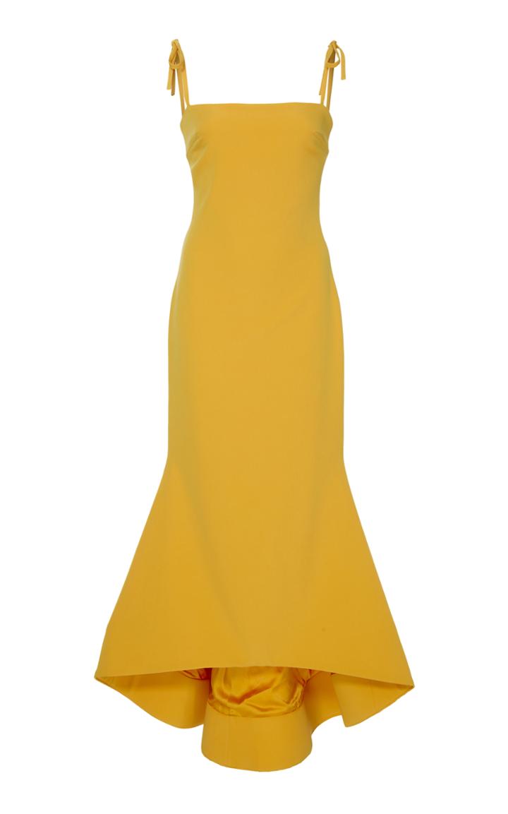 Christian Siriano Tie Strap High-low Dress