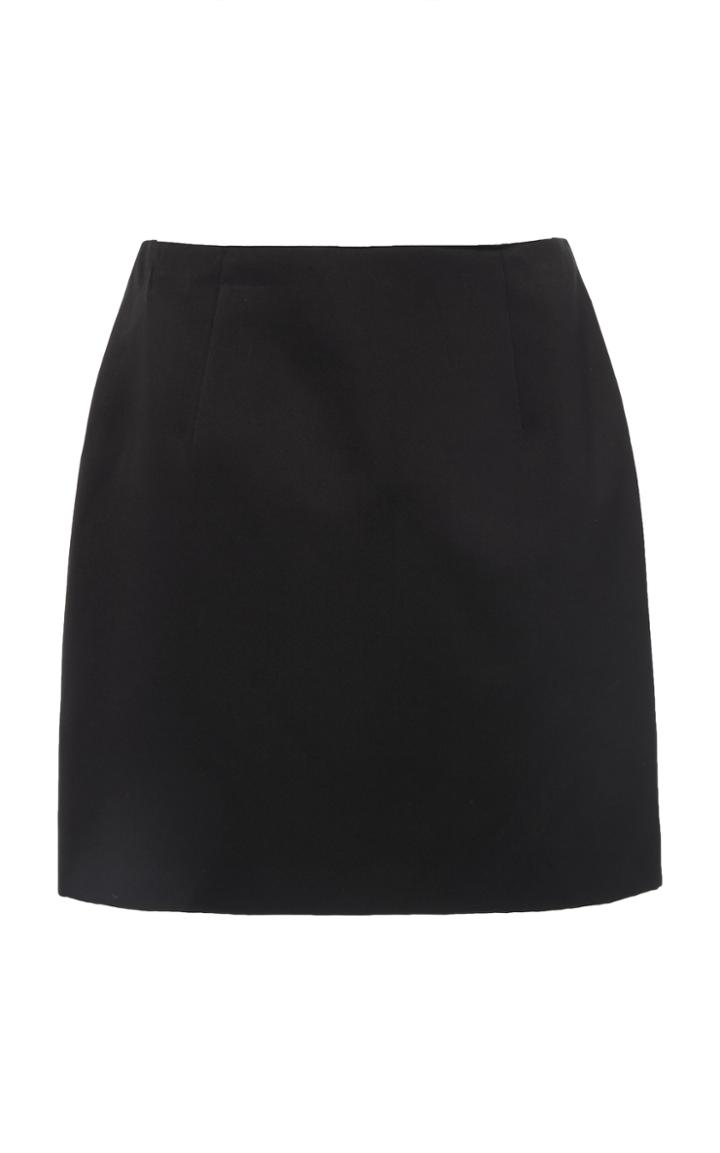 Paule Ka Silk Duchess Mini Skirt