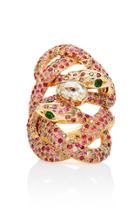 Sylvie Corbelin M'o Exclusive: One-of-a-kind Double Initie Snake Ring