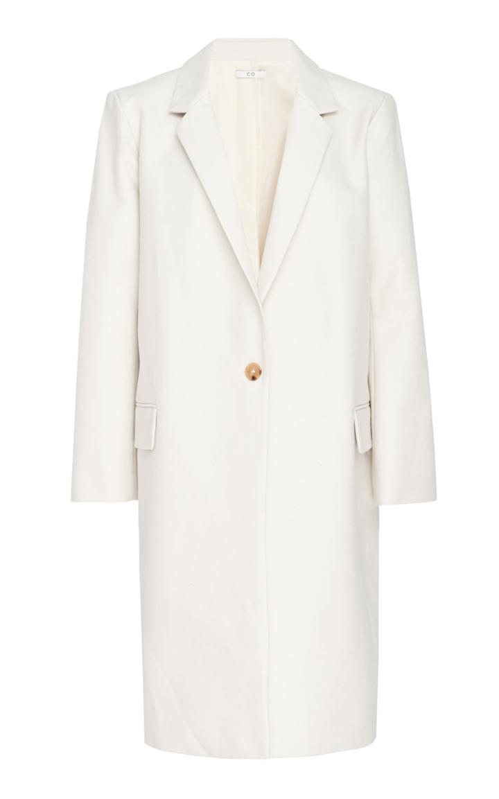 Co Cotton Twill Straight Coat