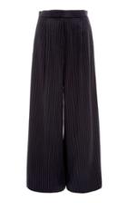 Caroline Constas Hans Crop Pinstripe Pant