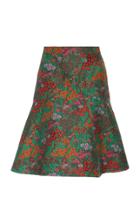 Zac Posen Wildflower Jacquard Skirt