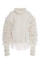 Prabal Gurung Long Sleeve Chunky Crew Neck Sweater