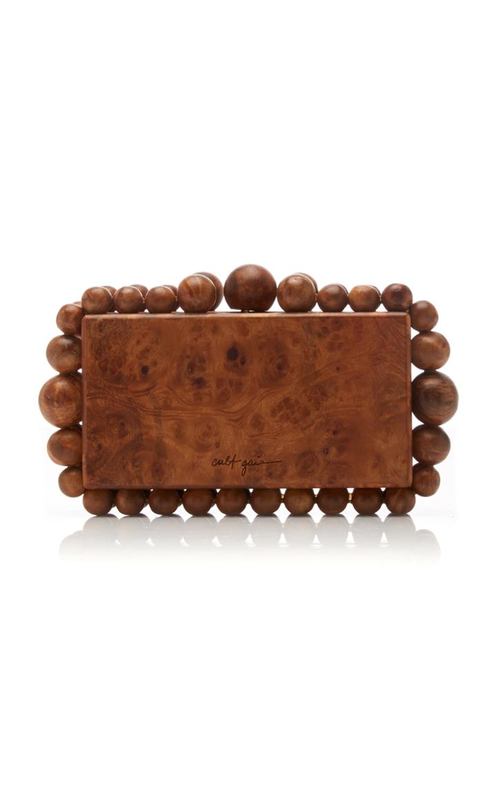 Cult Gaia Eos Pine Wood Box Clutch