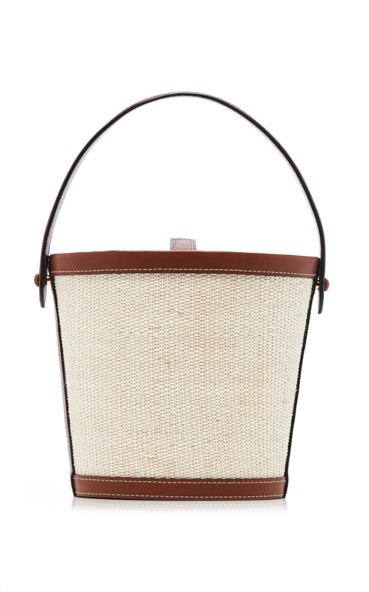 Hunting Season Two-tone Nappa Leather Bucket Bag