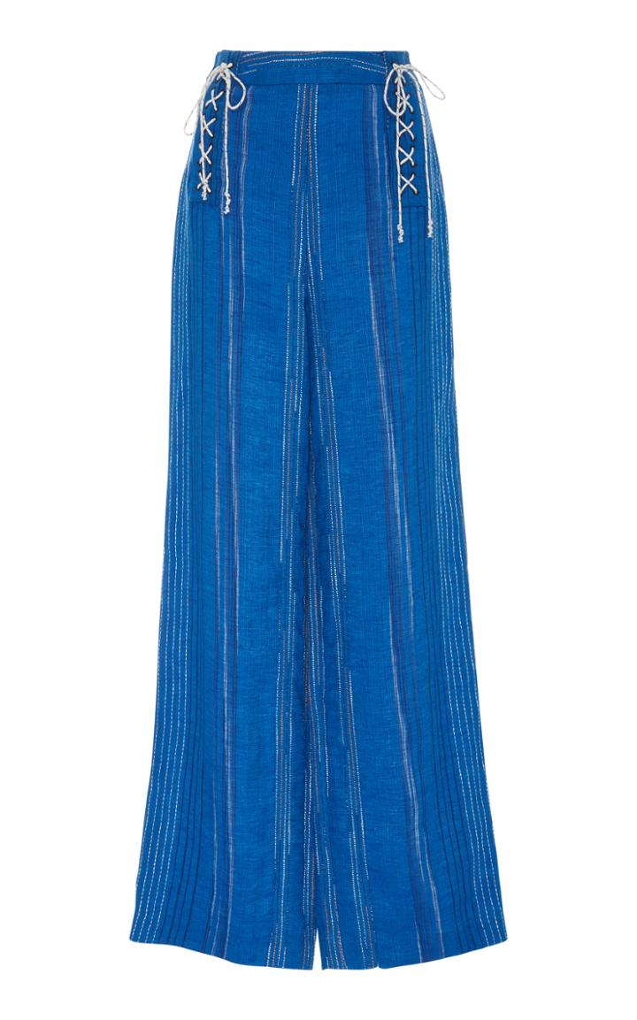 Amur Leah Stripe Linen Pant