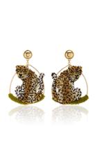 Moda Operandi Mignonne Gavigan Leopard Swing Earring