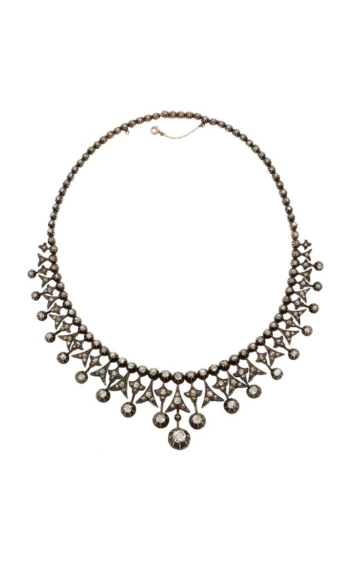 Fred Leighton 19th Century Covertible Diamond Fringe Necklace