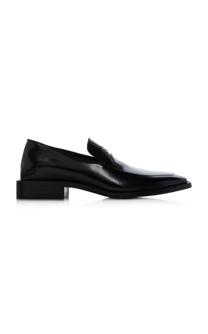 Balenciaga Coin Rim Leather Loafers