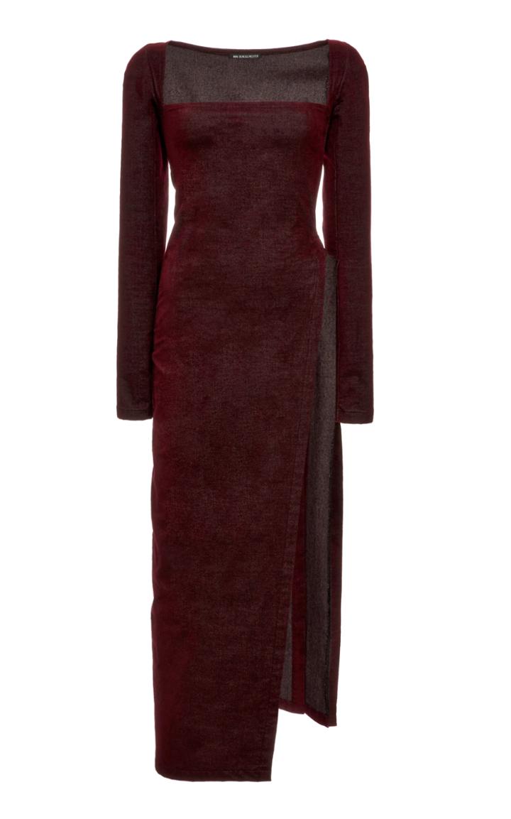 Moda Operandi Ann Demeulemeester Cotton-jersey Knit Dress