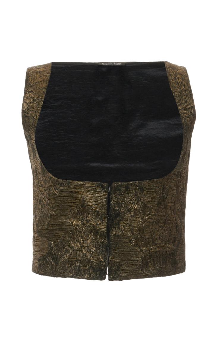 Moda Operandi Ann Demeulemeester Jacquard Corset Vest