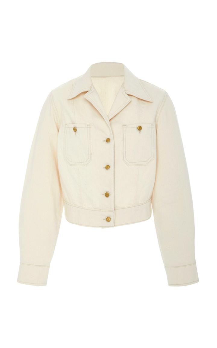 B Sides Clair Cropped Denim Jacket