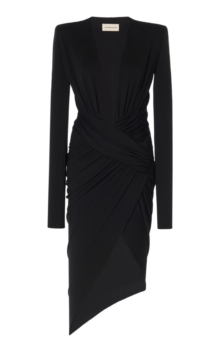 Moda Operandi Alexandre Vauthier Asymmetric Crepe Dress Size: 34