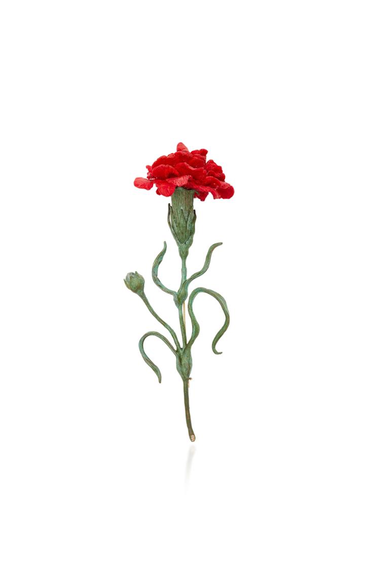 Luz Camino Red Carnation Brooch