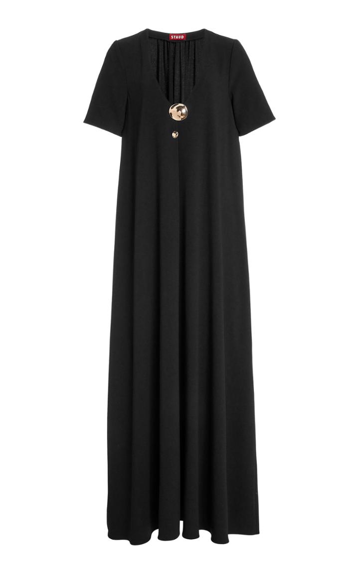 Moda Operandi Staud Diablo Short Sleeve Maxi Dress