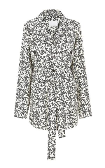 Moda Operandi Ych Belted Printed Shirt Jacket Size: 34