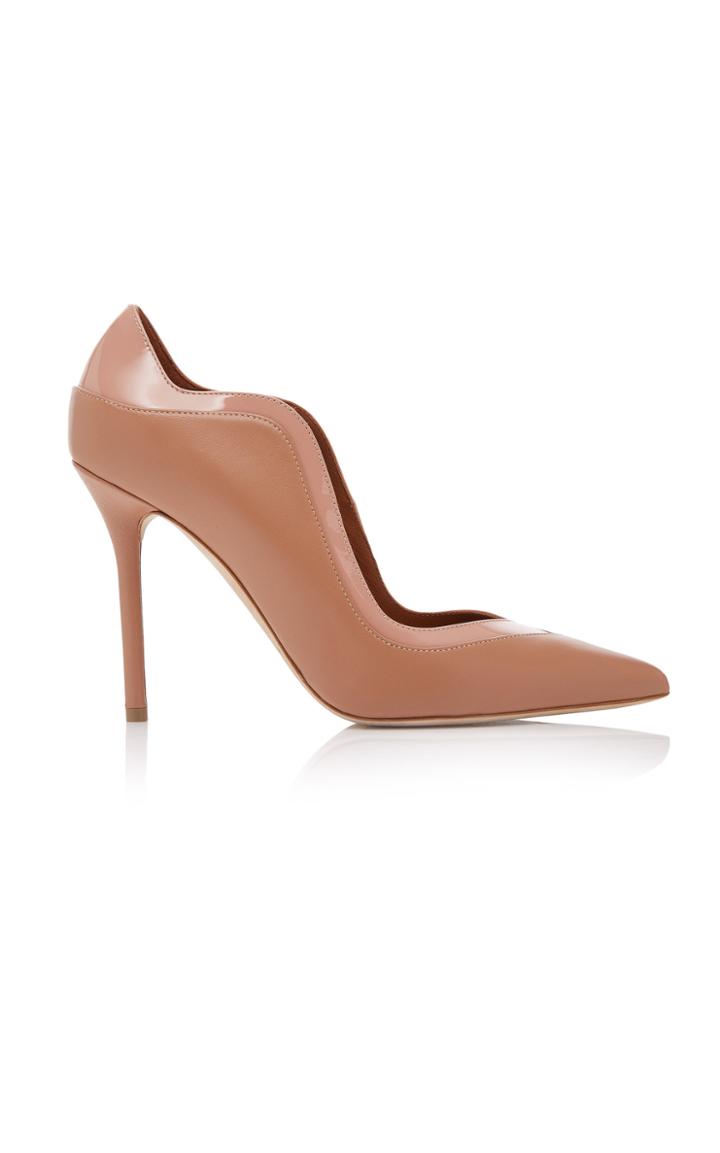 Malone Souliers Penelope Paneled Leather Pumps