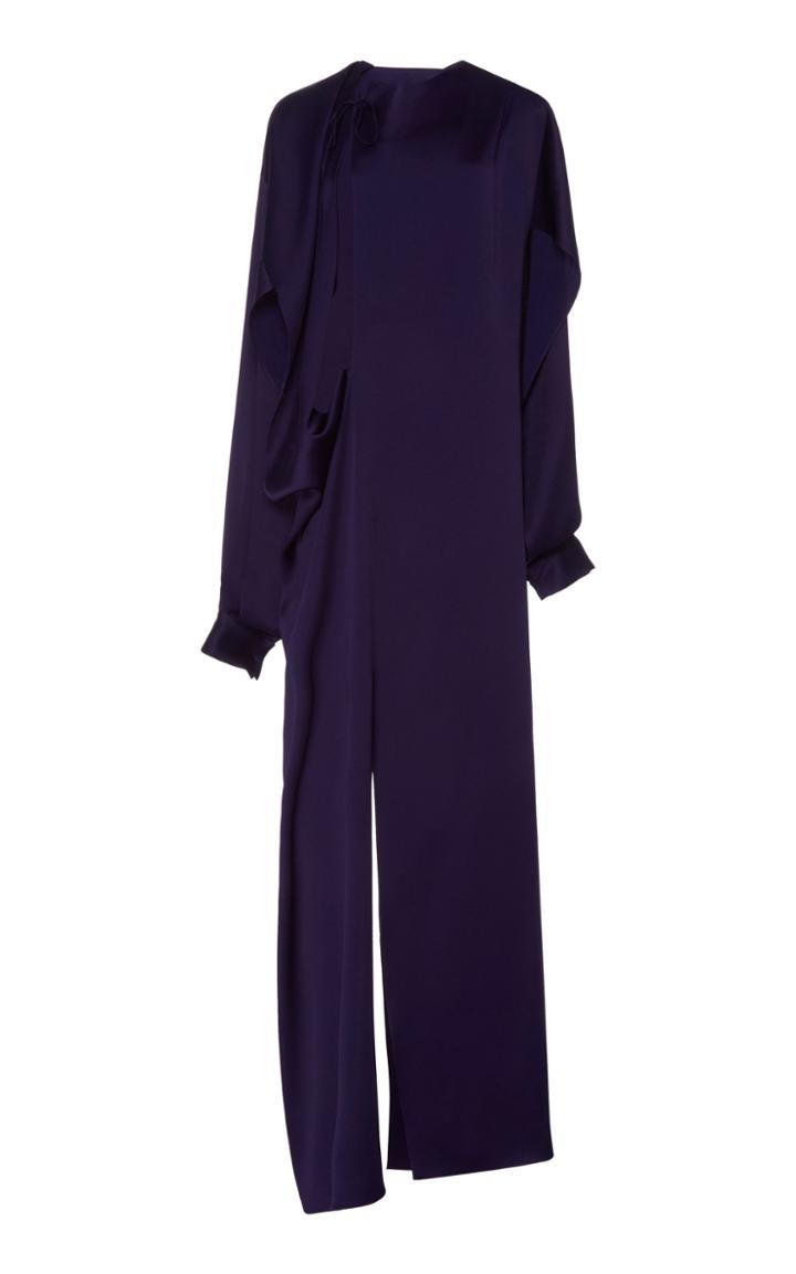Maison Rabih Kayrouz Cut-out Satin-crepe Maxi Dress
