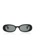 Gucci Oval-frame Acetate Sunglasses