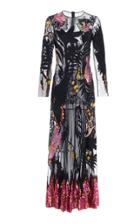 Temperley London Opera Tattoo Mesh Dress