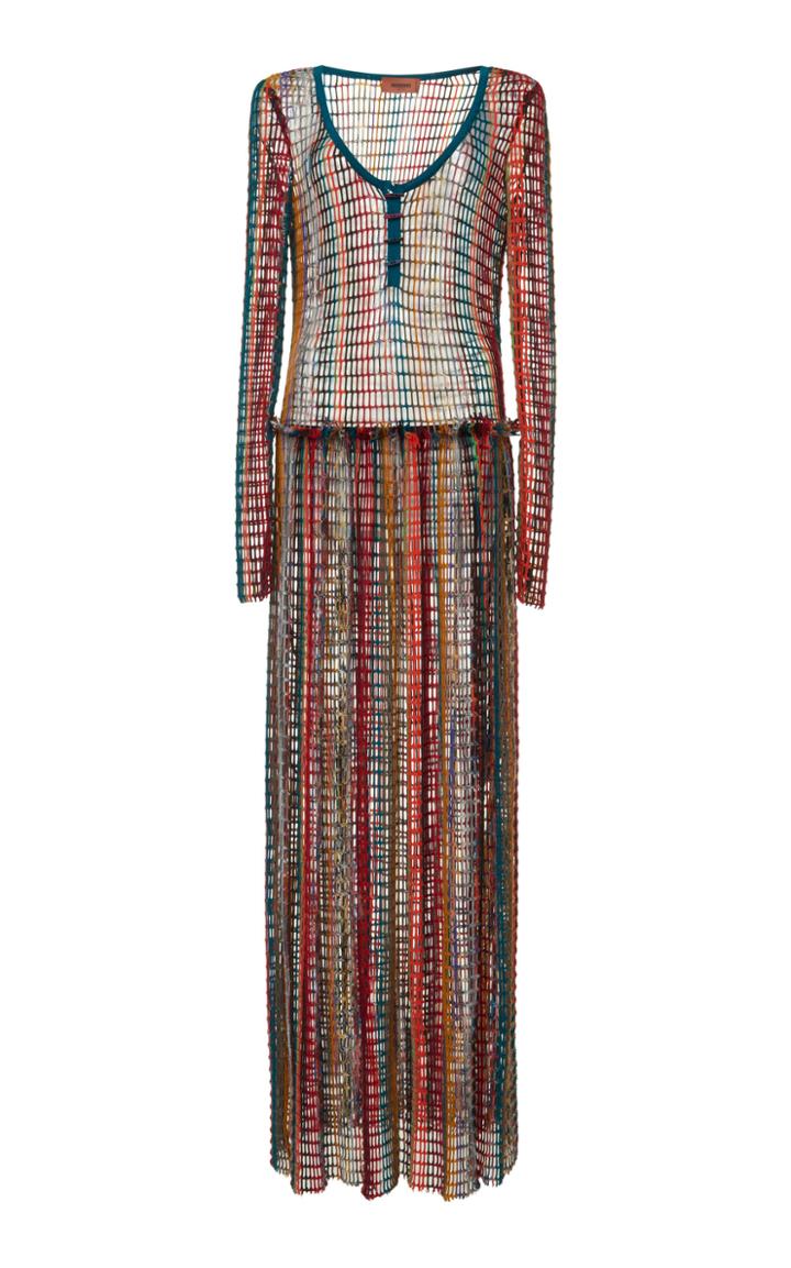 Missoni Semi-sheer Multicolored Dress