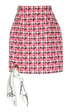 Versace Printed Cotton-blend Mini Skirt Size: 36