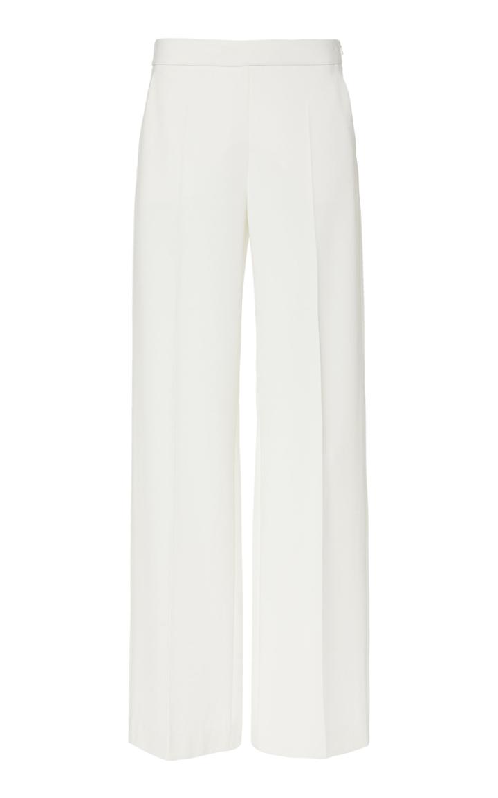 Max Mara Figura Fringed Cady Wide-leg Pants