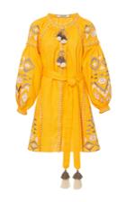 March11 Yellow Kilim Mini Dress