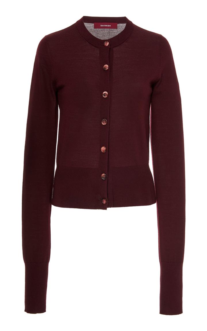 Moda Operandi Sies Marjan Tahira Merino Wool Cropped Cardigan Size: S