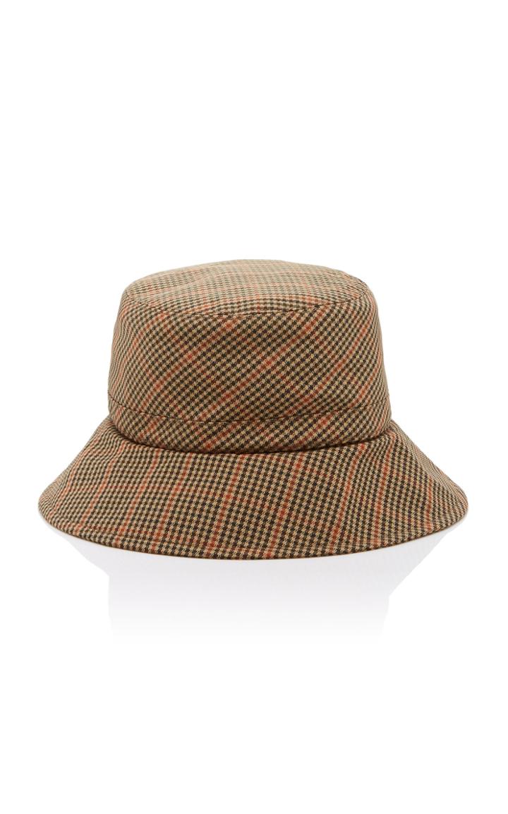 Eric Javits Checked Bucket Hat