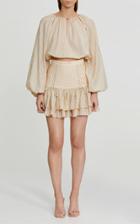 Moda Operandi Significant Other Florence Tiered Check-weave Mini Skirt