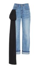 Moda Operandi Hellessy Gresham Boyfriend Jeans With Draped Panel Size: 2