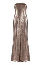 Safiyaa Linneara Strapless Sequin Dress