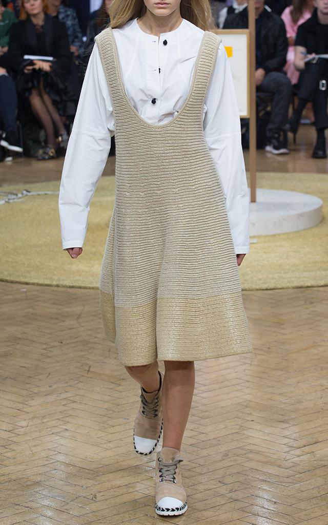 Jw Anderson Knot Button Asymmetric Shirt