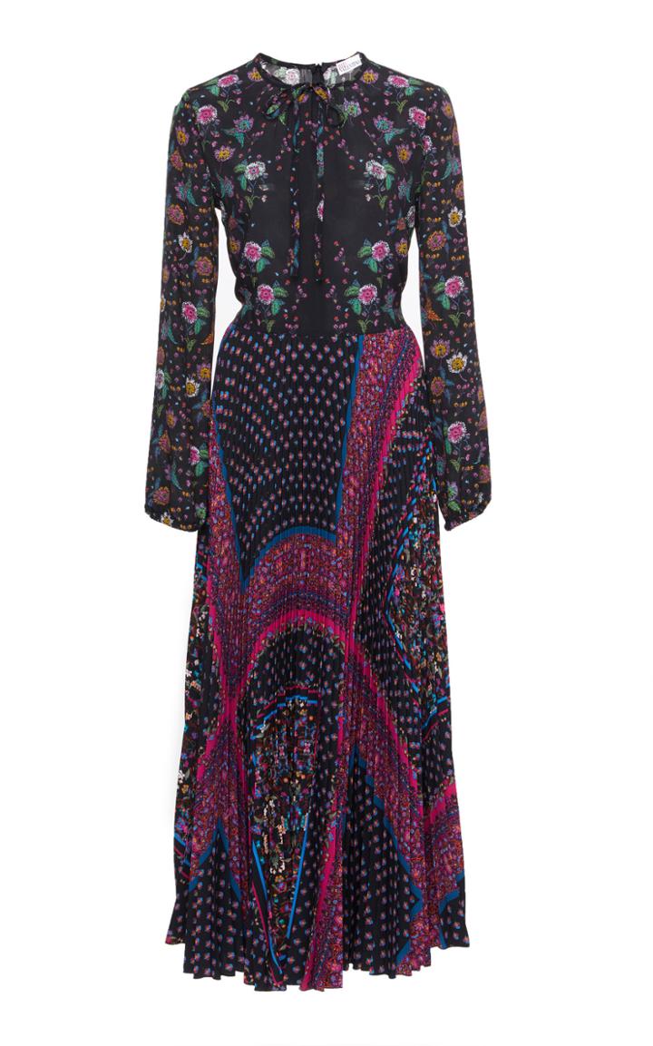 Red Valentino Floral Maxi Dress