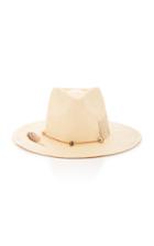 Nick Fouquet Sand Dollar Beach Embellished Straw Hat Size: 6 7/8