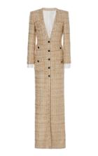 Alessandra Rich Metallic Tweed Gown