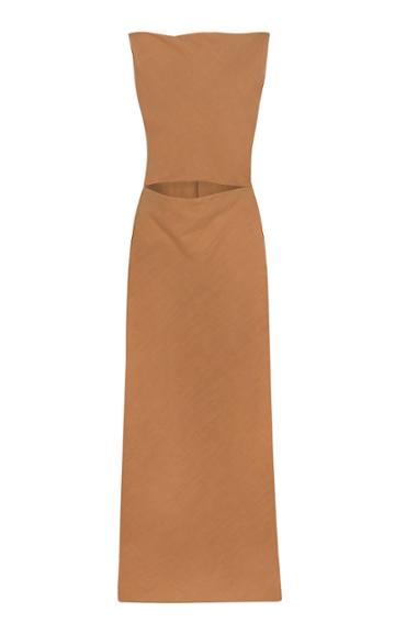 Moda Operandi Bevza Sofia Linen Cutout Dress Size: M
