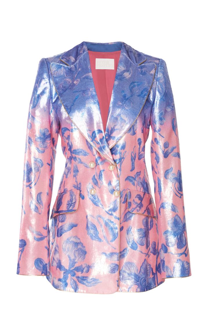 Peter Pilotto Printed Velvet Blazer