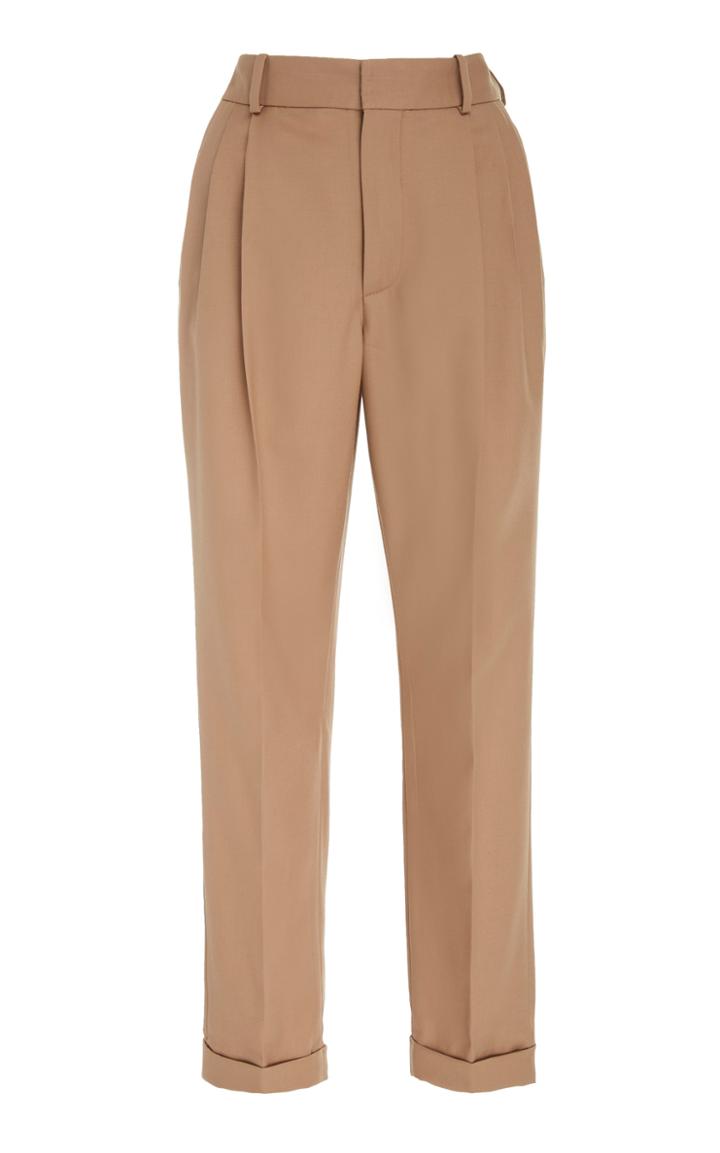 Nili Lotan Montana Cropped Wool-blend Pant