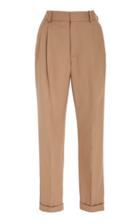 Nili Lotan Montana Cropped Wool-blend Pant