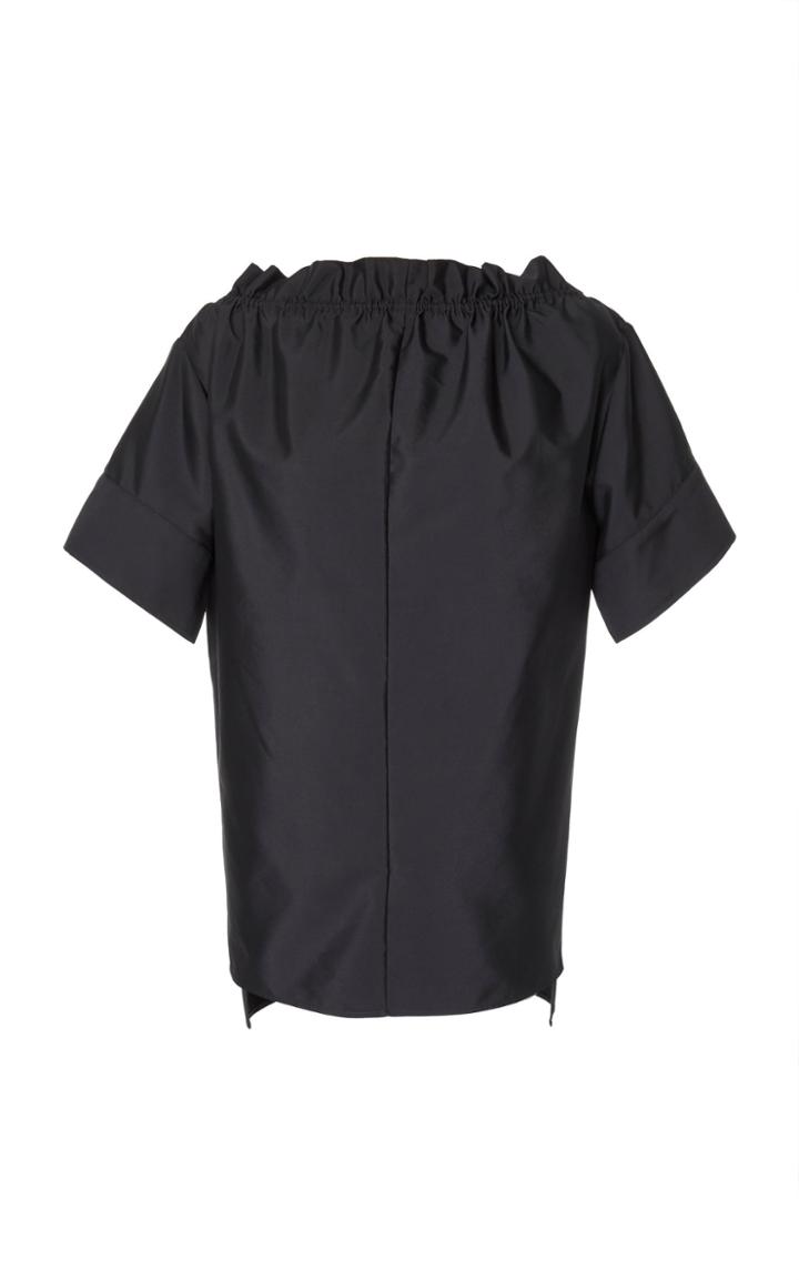 Adeam Velvet Ribbon Top