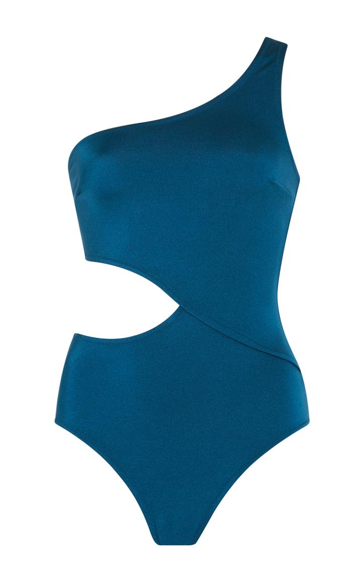 Solid & Striped Claudia One Shoulder Swimsuit
