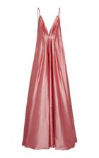 Moda Operandi Paris Georgia Bella Silk Deep V Gown